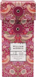 William Morris At Home Hand Cream 100 ml, Patchouli and Red Berry, Shea Butter and Essential Oils, Travel Size, Vegan and Cruelty Friendly, Beauty Gift For Her, Strawberry Thief Collection - Image 4