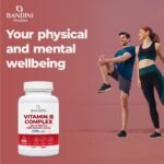 Bandini® Vitamin B Complex High Strength | 60 Capsules (2 Months Supply) | All 8 B Vitamins B1, B2, B3, B5, B6, B7, B9, Vitamine B12 Supplement | One A Day | No Fillers, Non-GMO | Made in Italy - Image 3