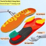 Poron-Max Insoles for Men & Women, 3D-Xpain Advanced Shock Absorption, PORON Heel Cushion, Arch Support Inserts for Plantar Fasciitis, Heavy-Duty Anti-Fatigue Work Boot Insoles - Image 4