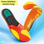 Poron-Max Insoles for Men & Women, 3D-Xpain Advanced Shock Absorption, PORON Heel Cushion, Arch Support Inserts for Plantar Fasciitis, Heavy-Duty Anti-Fatigue Work Boot Insoles - Image 5