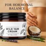 Wild Yam Cream, Moisturizing Body Cream with Vitamin E Aloe Vera, Soothing Plant-Based Moisturizer, Lavender & Coconut Oil for Women - Image 4