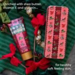 Heathcote & Ivory Hand Cream In Tin 100ml, Moisturiser, Shea Butter, Vitamin E, Travel Size, Vegan and Cruelty Free, Beauty Gift For Her, Christmas Stocking Filler, Includes One Free Tester - Image 6