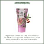 Heathcote & Ivory Hand Cream, Body Wash, Foot Cream x2 75ml, Moisturiser, Shea Butter, Vitamin E, Garden Rose Scent, Travel Size, Vegan and Cruelty Free, Beauty Gift, Christmas Stocking Filler - Image 5