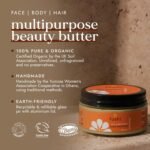 Fushi Organic Shea Butter 200g | Creamy, Handmade & 100% pure | Vitamins A, E & F | Unrefined, Fresh-Pressed For Skin Soothing, Natural Healing & Moisturising | Ethical & Vegan | Made in the UK - Image 4