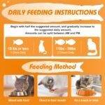 Daily Probiotics for Cats - 90 Salmon Flavored Soft Chews with Natural Pumpkin Powder for Healthy Gut & Sensitive Tummy. Reduces Scooting, Loose Stools, Smelly, Itchy Ears for Small, Medium Cats - Image 8