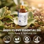 HIQlLI Clove Essential Oil for Toothache Pain Relief, 100% Pure & Natural Oils for for Teeth & Gums, Diffuser, Aromatherapy, DIY Candle Making, Face & Hair - 30ML - Image 3