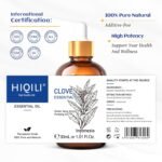 HIQlLI Clove Essential Oil for Toothache Pain Relief, 100% Pure & Natural Oils for for Teeth & Gums, Diffuser, Aromatherapy, DIY Candle Making, Face & Hair - 30ML - Image 8