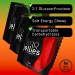 TORQ Energy Chews for Running - Fast-Release Energy Gummies for Cycling & Endurance Sports | High Carbohydrate Dual Glucose & Fructose Gels | Flavoured Vegan Jelly Soft Bites | 6x15 - Image 3