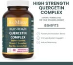 High Strength Quercetin 1000mg Complex, 60 Premium Capsules, Allergy Support, Powerful Antioxidant Supplements, Anti-inflammatory Antioxidant Supplement, Alternative to quercetin Powder, UK Made - Image 4