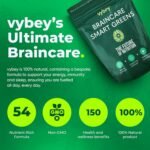 Smart Greens Powder - 54 Superfoods for Gut Health & Energy - Vegan Supergreen Supplement - Mango (360g, 30 Servings) - Image 4