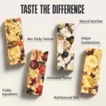 Presteez Gut Friendly 50g Energy Bars - No Added Sugar or Sweeteners, Minimally Processed Healthy Snacks, Gluten Free, High Fibre, Protein Enhanced, 10g Protein,8 Pack - Image 5