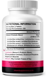 Probiotics for Women 240 Tablets Supports Immune System, Digestive & Vaginal Health Made in The UK 3 Billion CFU Probiotic Supplement for Women (240, Women's Probiotics) - Image 7