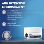 NIVEA MEN Sensitive Moisturising Cream (50ml), Face Care Moisturiser with Vitamin Pro Complex & 0% Alcohol for All-Day Relief from Skin Irritation & 48H Moisture, Ideal for Sensitive Skin - Image 3