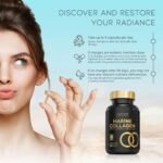 Advanced Marine Collagen Capsules | Made in The UK | Hydrolysed Collagen Supplements for Women & Men | Hair Skin and Nails Vitamins Enhanced with Hyaluronic Acid, Biotin & More | 90 Capsules - Image 6