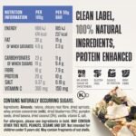 Presteez Coconut & Blueberry Gut Friendly 50g Energy Bars - No Added Sugar or Sweeteners, Gluten Free, High Fibre, Protein Enhanced Healthy Snacks, 10g Protein, 7.9g Fibre, 12 Pack - Image 3