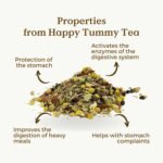Digestive Tea Organic Happy Tummy 100g (50 Cups) Calming Digestive Tea, Green Rooibos, Chamomile, Rose Hip, Dandelion, Cranberry, Fennel REPLANTEA - Image 4