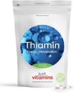 Thiamin (Vitamin B1) 100mg | 90 Tablets | Energy, Nervous System & Heart Support | High Strength B-Complex Vitamin | Vegan Friendly | UK Made - Just Vitamins - Image 6