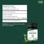 HADJOD - CISSUS 120 Tablets | Cissus Quadrangularis (Hadjod) | USDA Organic Certified | Organic and Natural 120tab (1) - Image 5
