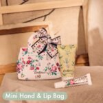 Cath Kidston Hand Cream 50ml, Lip Balm 10ml, Mini Handbag, Shea Butter, Vitamin E, Travel and Pocket Size Moisturiser, Vegan and Cruelty Friendly, Beauty Gift For Her - Image 3