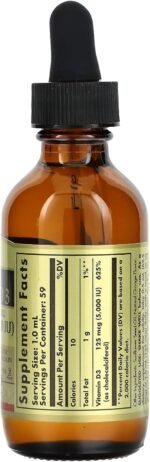 Solgar Liquid Vitamin D3 - Natural Orange Flavour - 59ml x 5000IU - Image 3