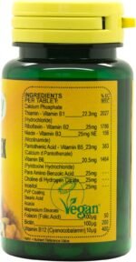 B25 Complex : Vitamin B Supplement : 60 Tablets, in a Planet-Friendly 99% reccyled Pot - Image 3