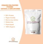 UKHealthHouse Premium Pea Protein Powder 1 kg Pure Vegan Unflavored Isolate GMO & Gluten Free Plant Based Shake, Keto Certified Kosher Vegetarian Friendly - Image 4
