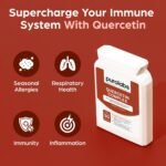 Purolabs Quercetin Supplement 500mg with Quercetin Bromelain & Vitamin C – High Strength Antioxidant & Immune Support Complex with Bioflavonoids, Rosehip & Rutin – 90 Vegan Capsules - Image 3