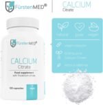FürstenMED® Calcium Citrate Capsules - High Dose of Pure Calcium Citrate for Strong Bones & Teeth - 120 Capsules - Vegan & Additive-Free - Image 3