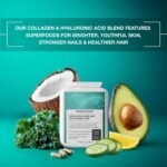 Powerful Vegan Collagen & Hyaluronic Acid Capsules | High Strength | with Superfoods & Seaweed | Anti Ageing Skin Hair Nails | Made in UK - Image 6