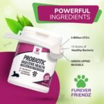 Dog Probiotic Powder – Bacon Flavour Probiotic for Dogs – Dog Digestive Supplements w/No Gluten or Dairy – Mix-In Powdered Probiotics for Dogs Powder by Furever Friendz - Image 3