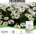 Feverfew 250mg Tablets - Migraine Headaches Relief Joints Health Anti Inflammatory Natural Supplement - 30 Tablets 1 Month Supply - Image 3
