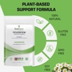 Feverfew 250mg Tablets - Migraine Headaches Relief Joints Health Anti Inflammatory Natural Supplement - 30 Tablets 1 Month Supply - Image 4