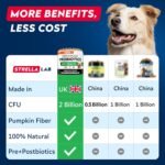 STRELLALAB Advanced Probiotics for Dogs Gut Health with Fibre - Pre, Post & Probiotic Treats - Dogs Digestive Health Sensitive Tums Support - All Breeds & Ages - Dog Probiotics for Gut Health (60 Ct) - Image 5