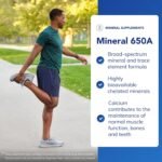Pure Encapsulations Mineral 650A - with Calcium, Magnesium, Iron, Iodine, Selenium & Zinc - Hypoallergenic Mineral and Trace Element Formula - 180 Capsules - Image 3