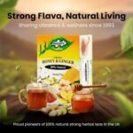 Dalgety Strong Honey and Ginger Herbal Infusion 72g Cartons 100% Natural, Caffeine Free Tea; Delicious and Packed with Unique Health Benefits (3 Pack - Total 54 Teabags) - Image 5