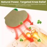 10pcs Knee Pain Relief Patches, Plaster for Knee Support & Muscle Pain, Maximum Strength for a Temporary Relief,Wormwood Herbal Knee Patches for Arthritis,Pain Patches for Knee,Neck,Shoulder - Image 4