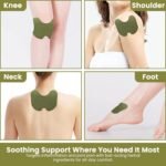10pcs Knee Pain Relief Patches, Plaster for Knee Support & Muscle Pain, Maximum Strength for a Temporary Relief,Wormwood Herbal Knee Patches for Arthritis,Pain Patches for Knee,Neck,Shoulder - Image 5