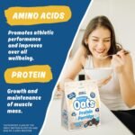 Applied Nutrition Critical Oats Advanced Protein Porridge - Whey Protein Powder Blend with Wholegrain Oats & ISO-XP Protein Isolate, Amino Acids, Easy Mix (600g - 10 Servings) (Cookies & Cream) - Image 5