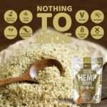 Organic Shelled Hulled Hemp Seeds 250g - Plant Based Vegan Protein, Omega 3&6, Amino Acids & Minerals, Gluten-Free Hemp Seed Superfood by PROELITE - Image 4