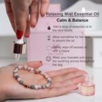 Lia Chahla London Aromatherapy Bracelet with Essential Oil Gift Set for Women - Relaxation Mindfulness Get Well - Image 4