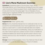 Lion's Mane Supplement High Strength | 90 Lion's Mane Gummies for Adults | 3 Months Supply | 2000mg per Gummy | Vegan, Gluten-Free & Non-GMO | Delicious Natural Raspberry Flavour - Image 6