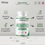 Probiotics & Prebiotic Bio Cultures Complex | 77 Billion CFU | 60 Vegan Capsules - 1 Month Supply | 20 Multi-Strain Gut-Friendly Live Bacteria Supplement | UK Made - Shivay Herbals - Image 3