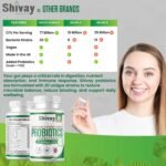 Probiotics & Prebiotic Bio Cultures Complex | 77 Billion CFU | 60 Vegan Capsules - 1 Month Supply | 20 Multi-Strain Gut-Friendly Live Bacteria Supplement | UK Made - Shivay Herbals - Image 5