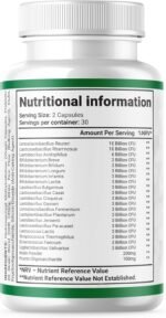 Probiotics & Prebiotic Bio Cultures Complex | 77 Billion CFU | 60 Vegan Capsules - 1 Month Supply | 20 Multi-Strain Gut-Friendly Live Bacteria Supplement | UK Made - Shivay Herbals - Image 8