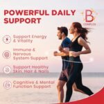 Vitamin B Complex – High Strength | 120 Capsules | 8 B Vitamins with PABA | Energy, Metabolism, Immunity & Nervous System Support | Vegan, Non-GMO, No Preservatives | 4-Month Supply by Natures Zest - Image 3