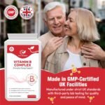 Vitamin B Complex – High Strength | 120 Capsules | 8 B Vitamins with PABA | Energy, Metabolism, Immunity & Nervous System Support | Vegan, Non-GMO, No Preservatives | 4-Month Supply by Natures Zest - Image 5