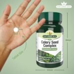 Natures Aid Celery Seed Complex Tablets - Antioxidant & Digestive Support - Joint Comfort & Cardiovascular Health - Vegan, Gluten-Free, Non-GMO - Natural Supplement - 60 Tablets - Image 3