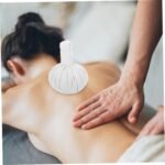 Beaupretty Chinese Moxa Massage Ball 1 Large Pure White Herbal Heating Compress Bag Portable Natural Warming Spa Therapy for Pain Relief and Relaxation - Image 5