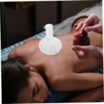 Beaupretty Chinese Moxa Massage Ball 1 Large Pure White Herbal Heating Compress Bag Portable Natural Warming Spa Therapy for Pain Relief and Relaxation - Image 9