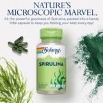 Solaray - Spirulina Algae - 100 Vegan Capsules not Tablets or Powder - Rich in Protein, Vitamin & Minerals -High Strength Supplement - Lab Verified, GMO & Magnesium Stearate Free - Image 3